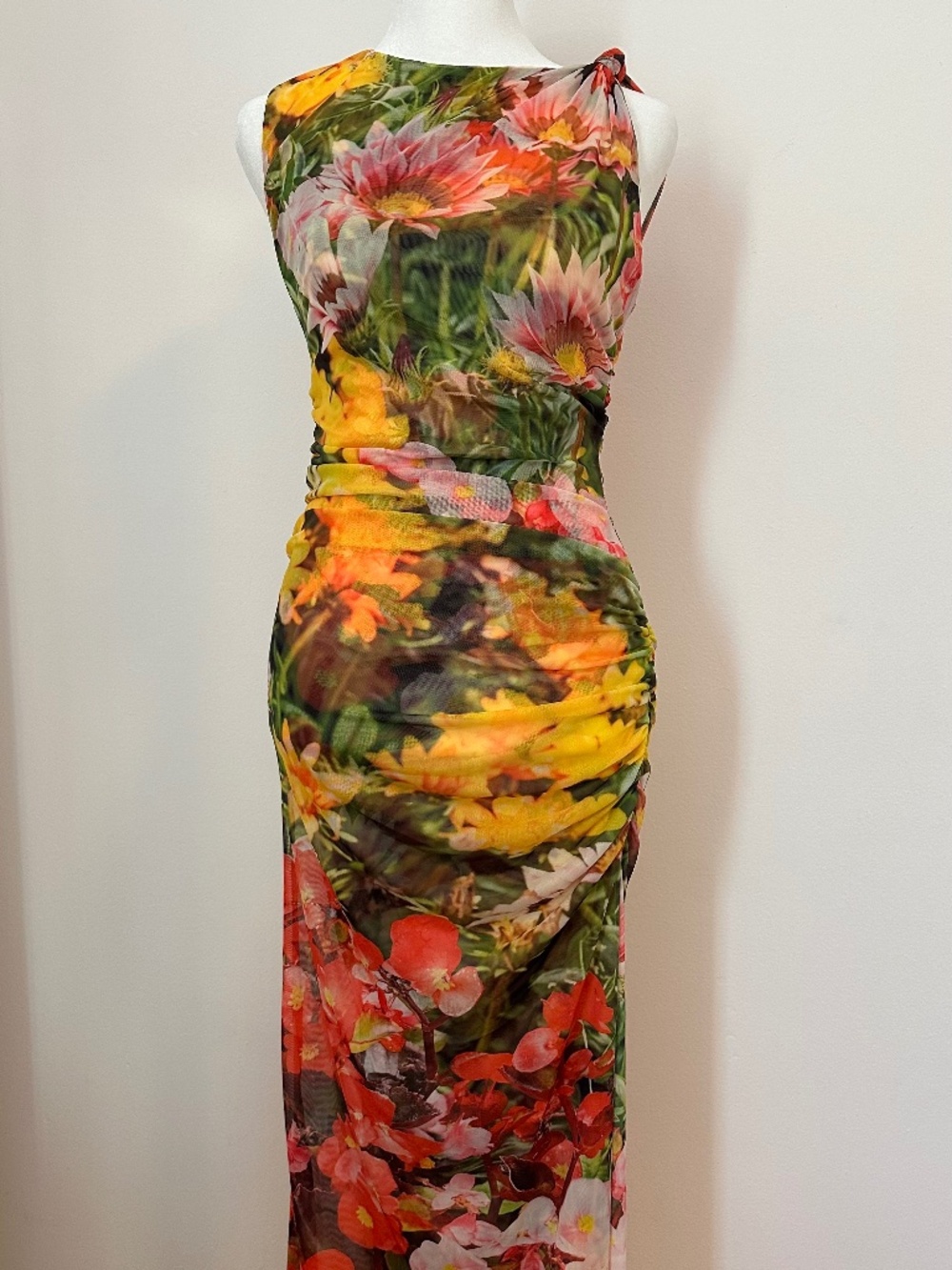 Multicolor Print Form Fitting Zara Dress